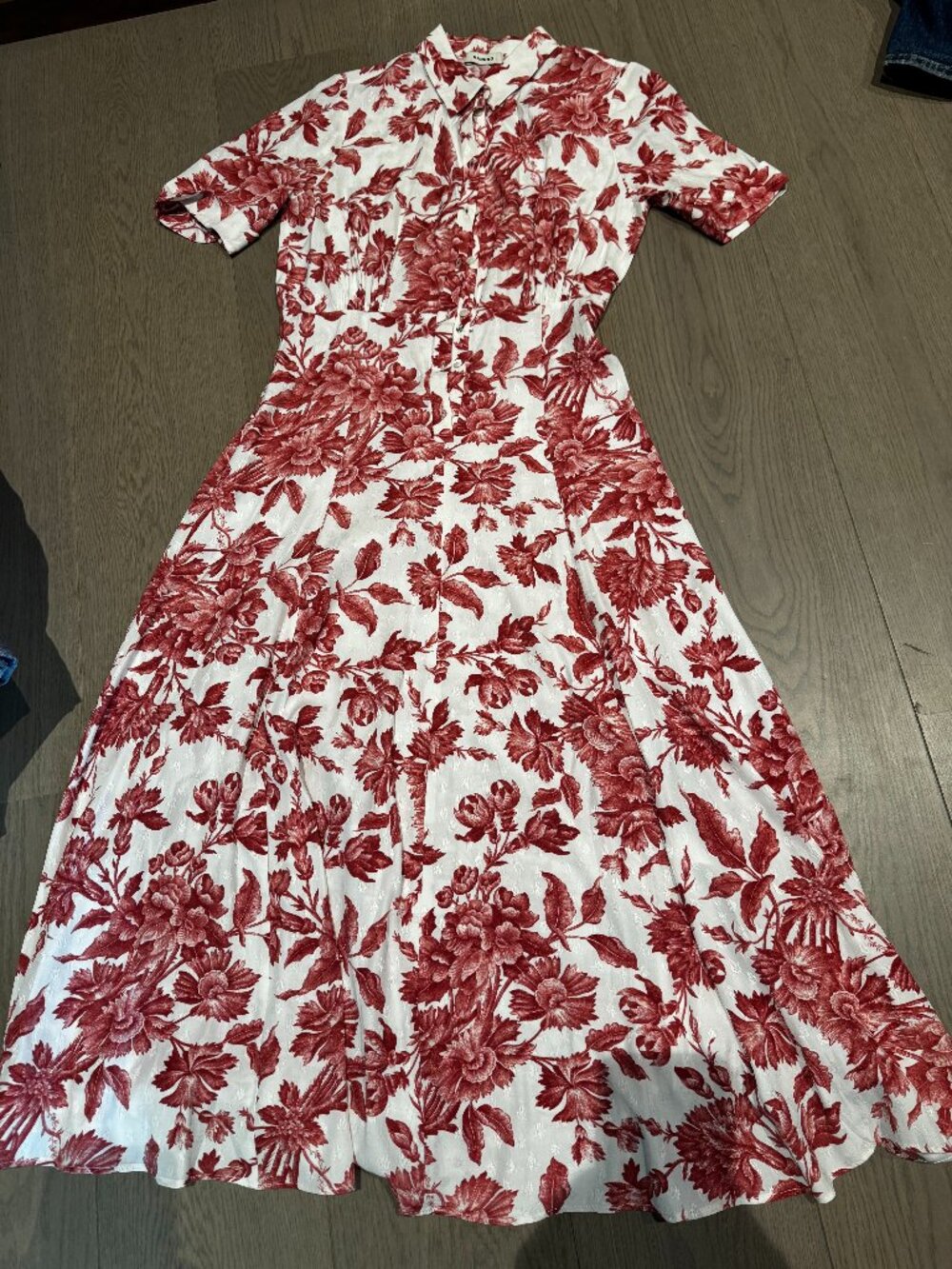 Sandro Floral Dress Midi Length